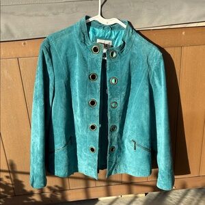 Live a Little Turquoise Utility Jacket